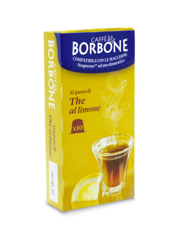 Tè Al Limone 60 Capsule Compatibili Nespresso Caffè Borbone