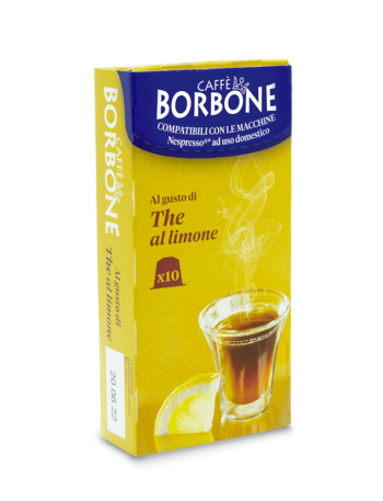 60 The Al Limone Capsule Compatibili Nespresso Caffè Borbone