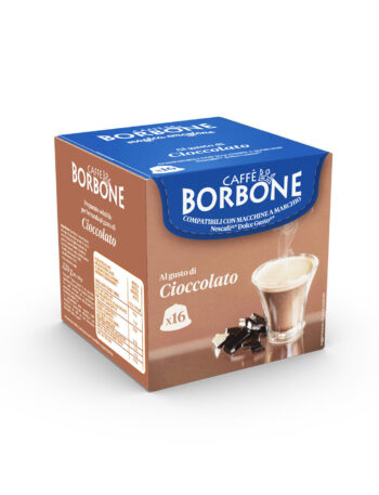 Cioccolata 64 Capsule Compatibili Nescafè Dolce Gusto Caffè Borbone