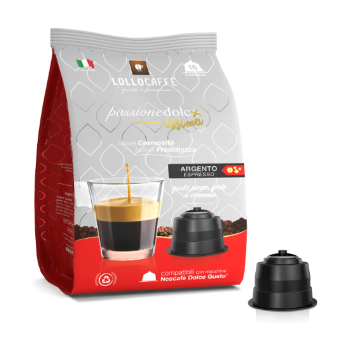 lollo argento nescafé dolce gusto
