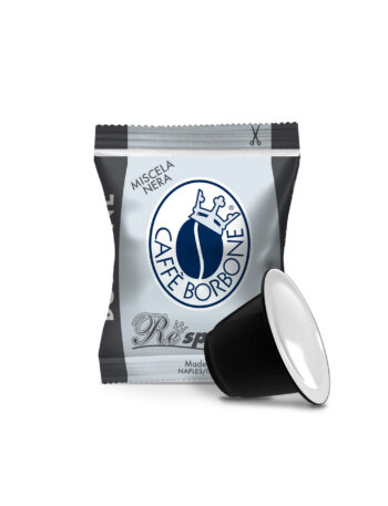 100 Capsule Compatibili Nespresso Caffè Borbone Nera Respresso
