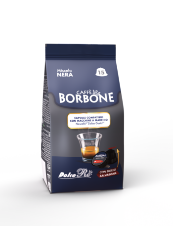 540 Capsule Compatibili Dolce Gusto Caffè Borbone Nera