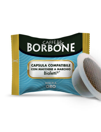 Capsule Compatibili Bialetti Caffè Borbone Oro