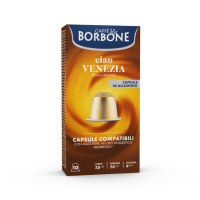 Capsule Compatibili Nespresso Alluminio Caffè Borbone Venezia