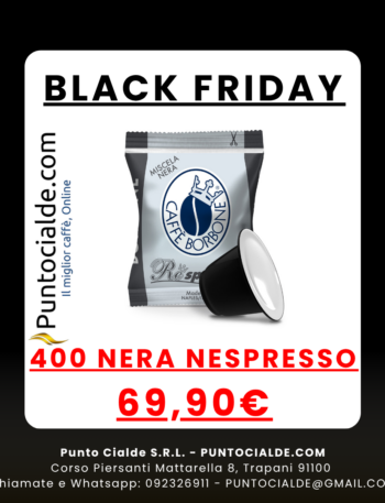 BLACK FRIDAY BORBONE NESPRESSO