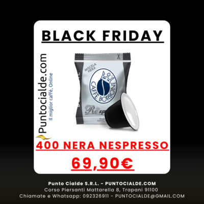 BLACK FRIDAY BORBONE NESPRESSO