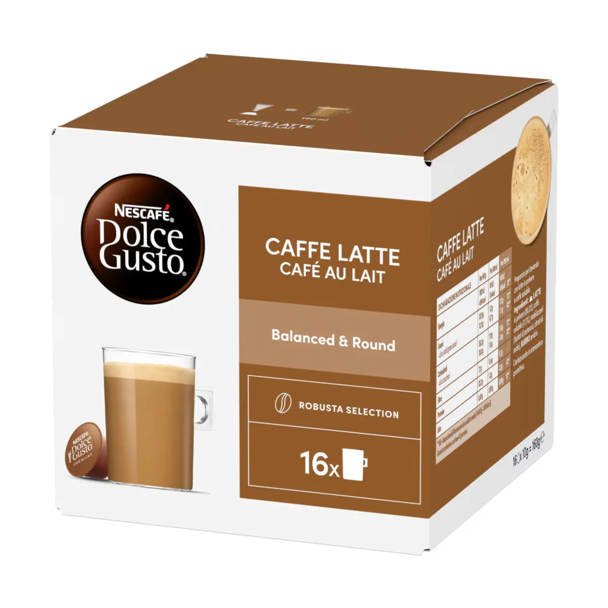 capsule caffè latte