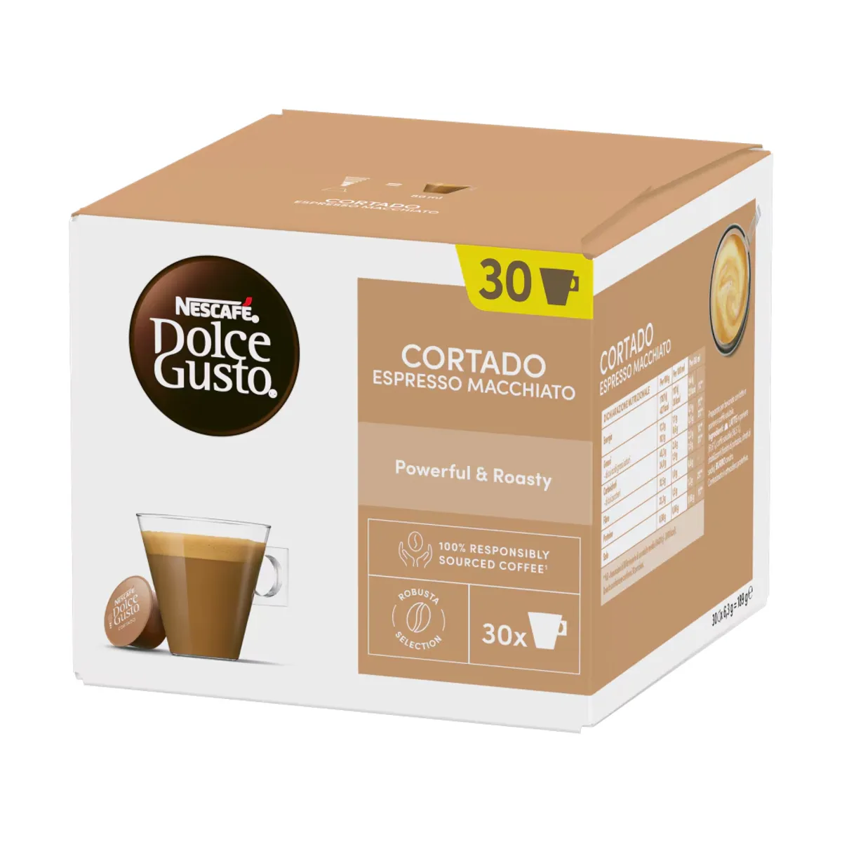 capsule cortado espresso macchiato